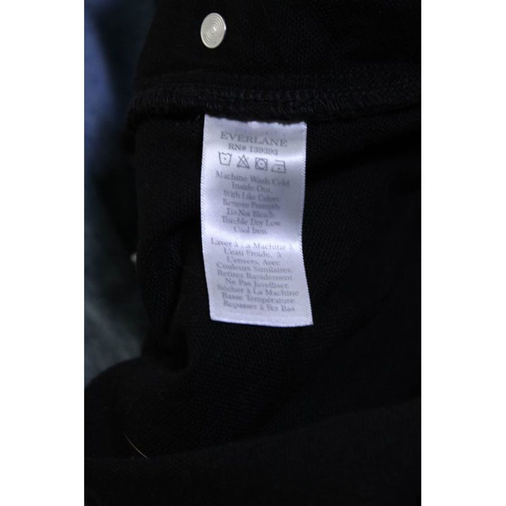Everlane Womens Black The Canvas Overalls Size 12 - Picture 5 of 5